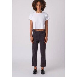 AMO Easy Army Trouser in Washed Black Size 28